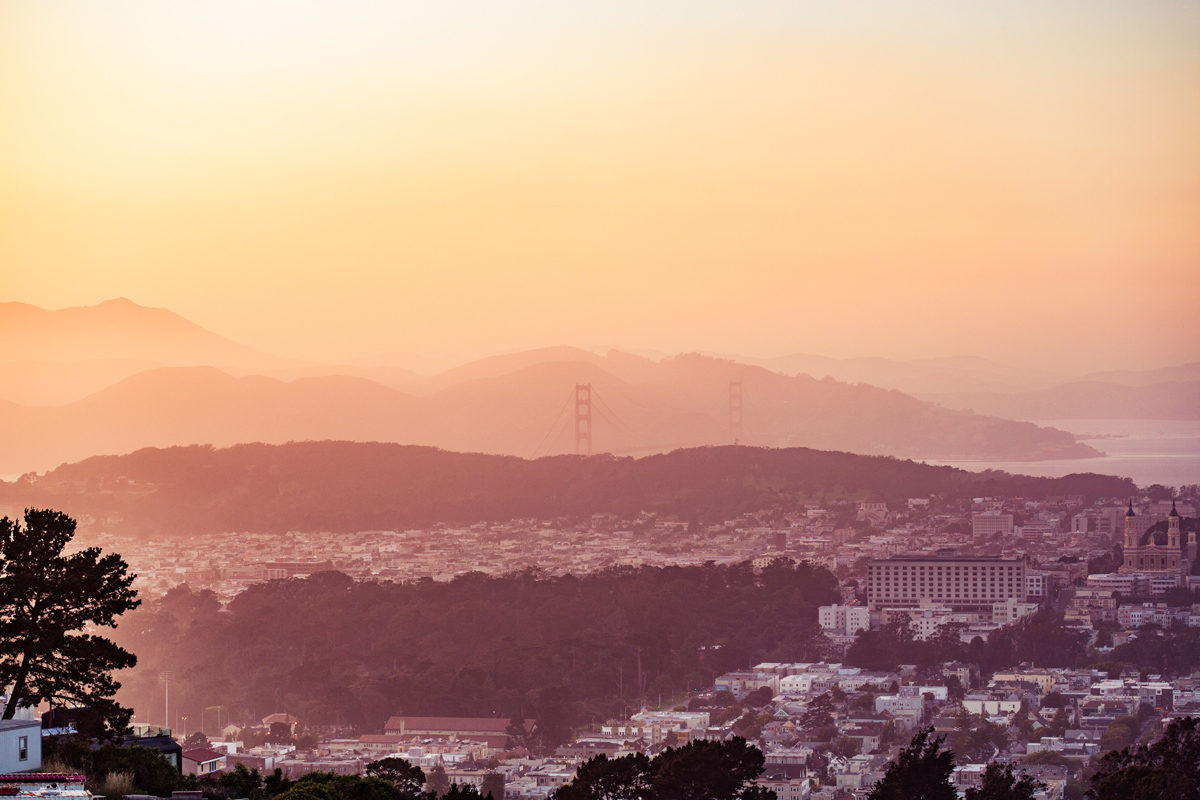Evening San Francisco Hills